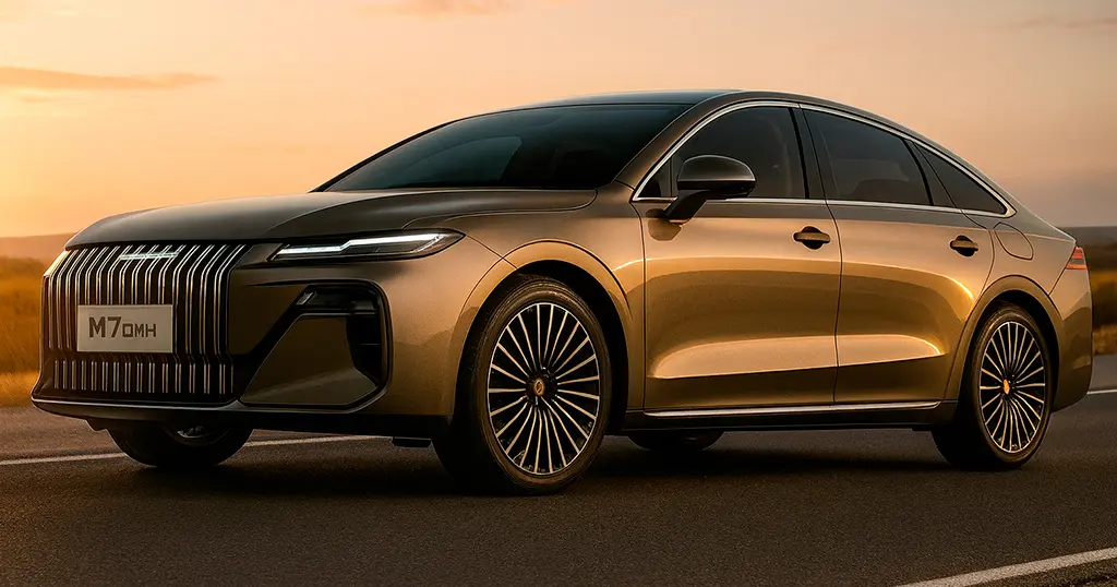 Roewe D7 M7 DMH: расход как у мопеда, дизайн от Rolls-Royce и запас хода до Киева и обратно